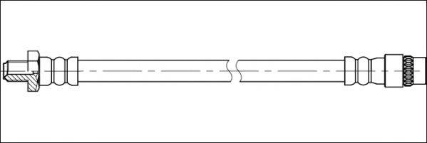 WOKING G190308 Гальмівний шланг