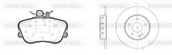 WOKING 8545300 Комплект гальм, дисковий гальмівний механізм
