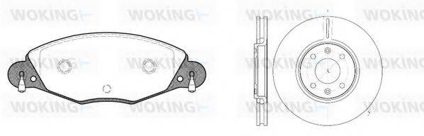 WOKING 8927300 Комплект гальм, дисковий гальмівний механізм