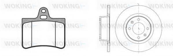 WOKING 8930300 Комплект гальм, дисковий гальмівний механізм