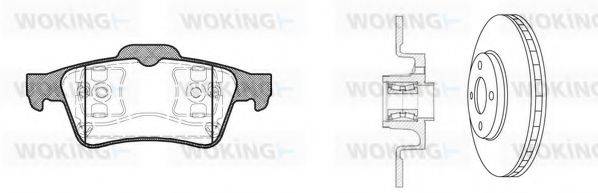 WOKING 8942320 Комплект гальм, дисковий гальмівний механізм