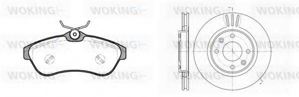 WOKING 8980300 Комплект гальм, дисковий гальмівний механізм