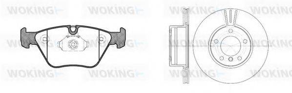 WOKING 8863300 Комплект гальм, дисковий гальмівний механізм