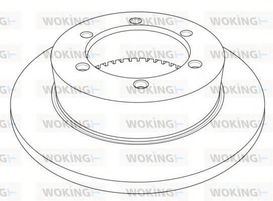 WOKING NSA121410 гальмівний диск