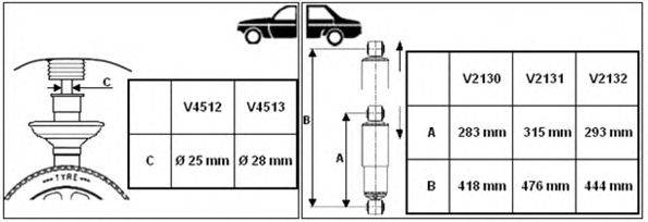 MONROE V4513 Амортизатор