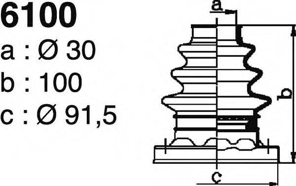 DEPA 3370500 Приводний вал