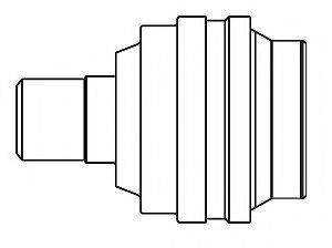 GSP 605009 Шарнірний комплект, приводний вал