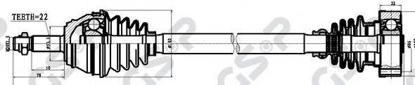 GSP 261009 Приводний вал
