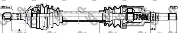 GSP 299271 Приводний вал