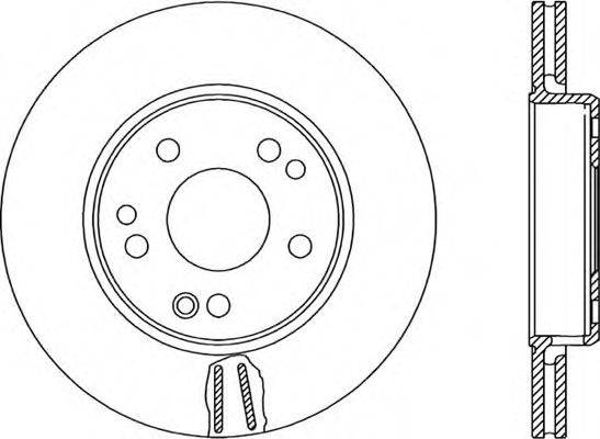 OPEN PARTS BDR130320 гальмівний диск