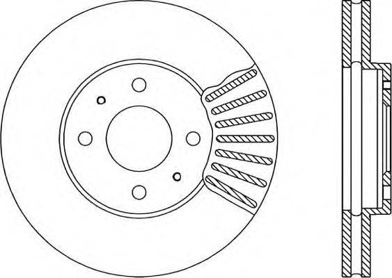 OPEN PARTS BDR139920 гальмівний диск