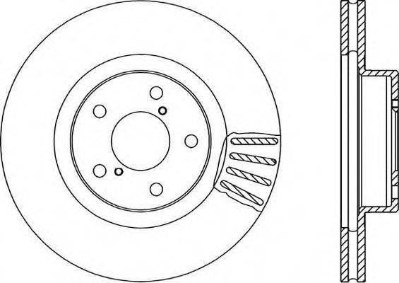 OPEN PARTS BDR149320 гальмівний диск