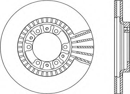 OPEN PARTS BDR178820 гальмівний диск