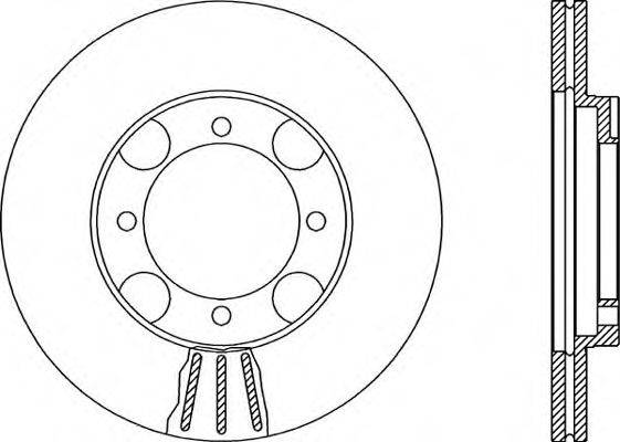 OPEN PARTS BDR186920 гальмівний диск