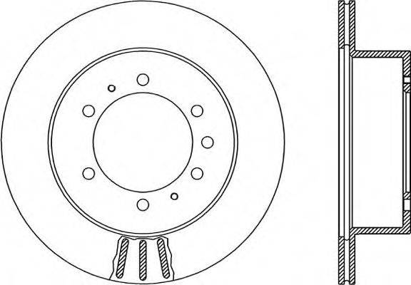 OPEN PARTS BDR188420 гальмівний диск