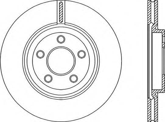 OPEN PARTS BDR194520 гальмівний диск