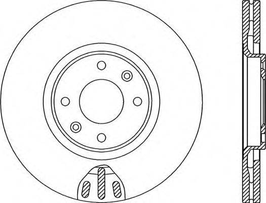 OPEN PARTS BDR206820 гальмівний диск