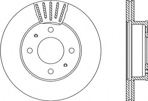 OPEN PARTS BDR228920 гальмівний диск