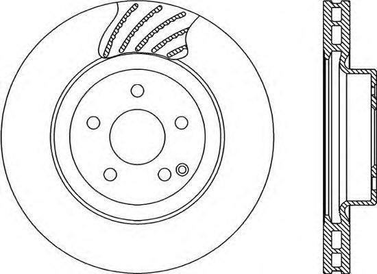 OPEN PARTS BDR229820 гальмівний диск