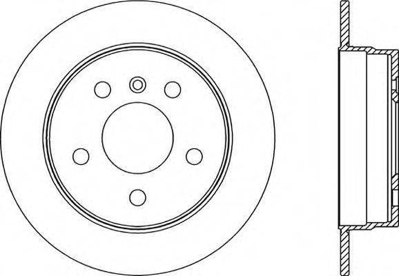 OPEN PARTS BDR231110 гальмівний диск