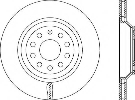 OPEN PARTS BDR233820 гальмівний диск