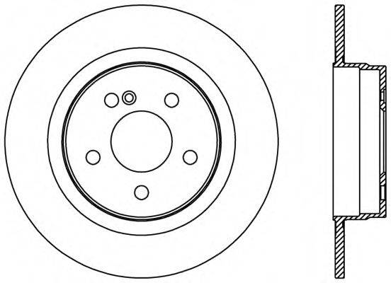 OPEN PARTS BDR239510 гальмівний диск