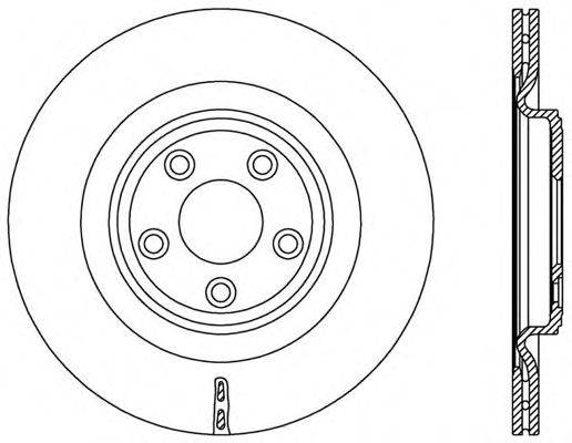 OPEN PARTS BDR257820 гальмівний диск