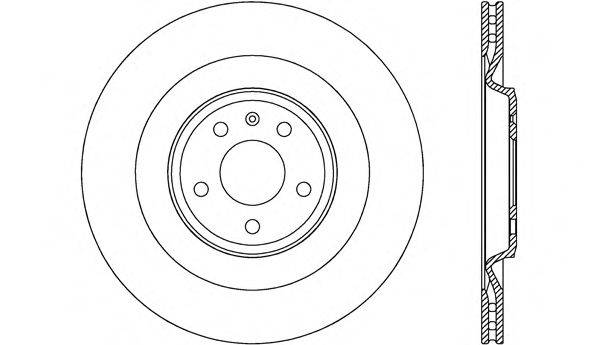 OPEN PARTS BDR262020 гальмівний диск