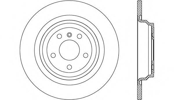 OPEN PARTS BDR269810 гальмівний диск