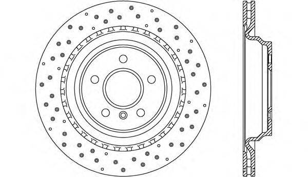 OPEN PARTS BDR269920 гальмівний диск