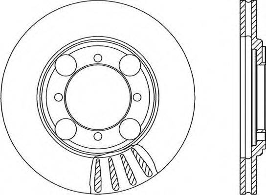 OPEN PARTS BDA119320 гальмівний диск