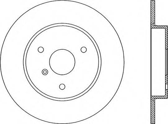 OPEN PARTS BDA186410 гальмівний диск