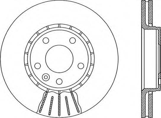 OPEN PARTS BDA197820 гальмівний диск