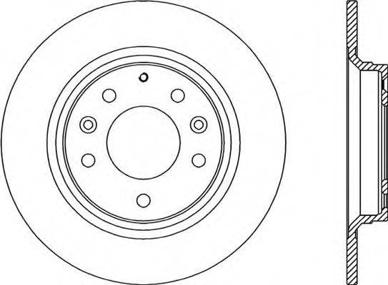 OPEN PARTS BDA202310 гальмівний диск