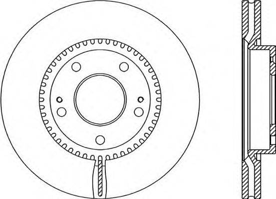 OPEN PARTS BDA206920 гальмівний диск