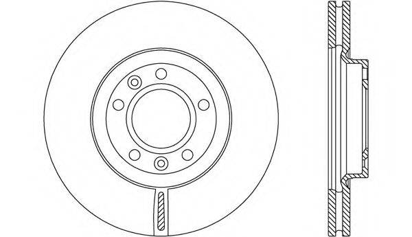 OPEN PARTS BDA215820 гальмівний диск