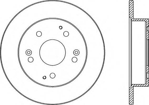 OPEN PARTS BDA234210 гальмівний диск