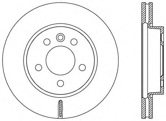 OPEN PARTS BDA259020 гальмівний диск