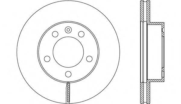 OPEN PARTS BDA265420 гальмівний диск