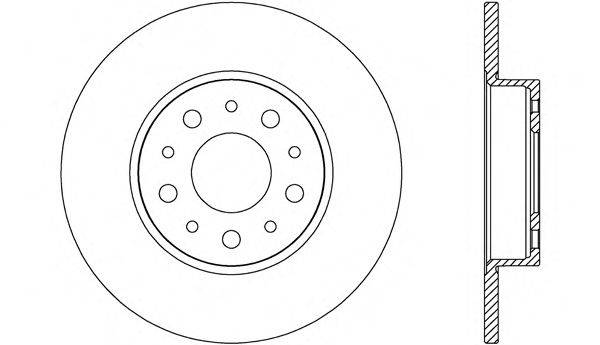 OPEN PARTS BDA269510 гальмівний диск