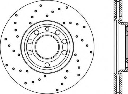 OPEN PARTS BDRS199125 гальмівний диск