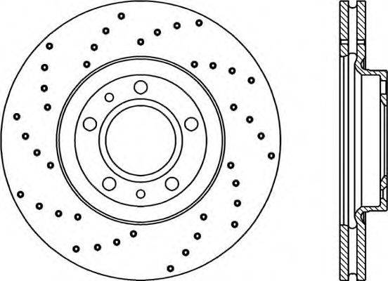 OPEN PARTS BDRS215825 гальмівний диск