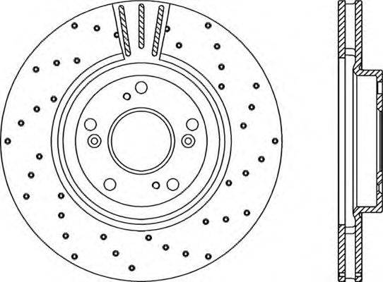 OPEN PARTS BDRS220925 гальмівний диск