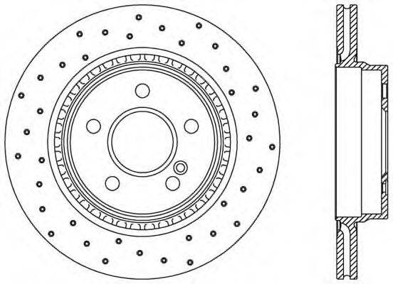 OPEN PARTS BDRS239625 гальмівний диск