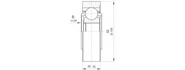 OPEN PARTS CVJ542320 Шарнірний комплект, приводний вал