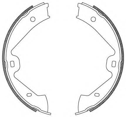 OPEN PARTS BSA218100 Комплект гальмівних колодок