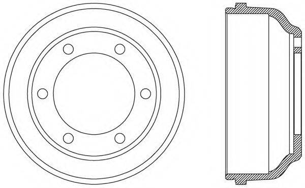 OPEN PARTS BAD905710 Гальмівний барабан