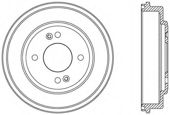 OPEN PARTS BAD908210 Гальмівний барабан