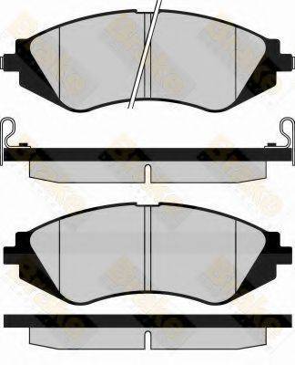 BRAKE ENGINEERING PA1146 Комплект гальмівних колодок, дискове гальмо