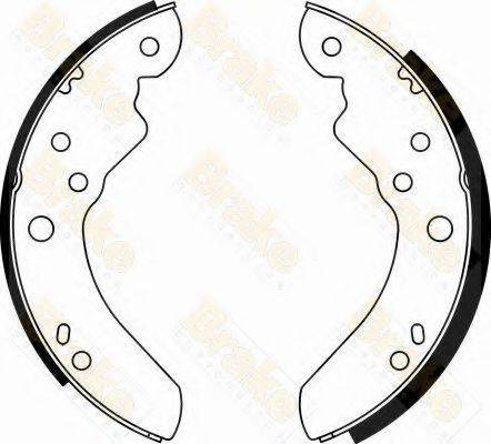 BRAKE ENGINEERING SH2141 Комплект гальмівних колодок